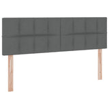 Storage Bed with Mattress Dark Grey 137 x 190 cm Fabric - Extra Image
