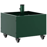 Parasol Base Manual Green 45 x 45 x 45 cm Steel - Close-Up Angle