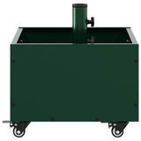 Parasol Base Manual Green 45 x 45 x 45 cm Steel - Rear View