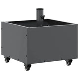 Parasol Base Manual Anthracite 45 x 45 x 45 cm Steel - Front View