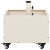 Parasol Base Manual White 45 x 45 x 45 cm Steel - Rear View