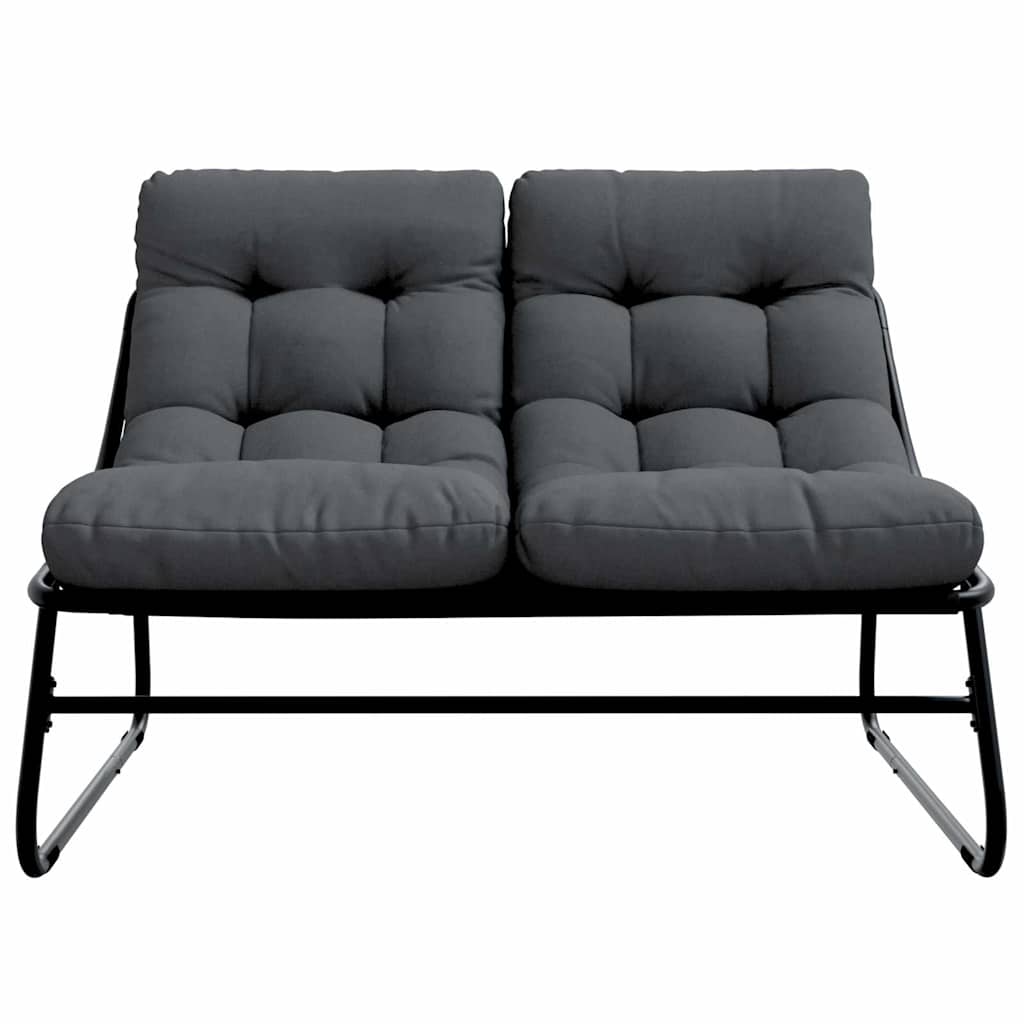 Garden Furniture Black 110 x 81 x 71 cm Powder-Coated Steel