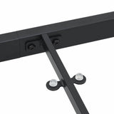 Garden Table Black 80 x 80 x 73 cm Metal