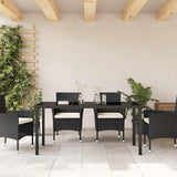 Garden Table Black 160 x 80 x 73 cm Metal - Top-Down View