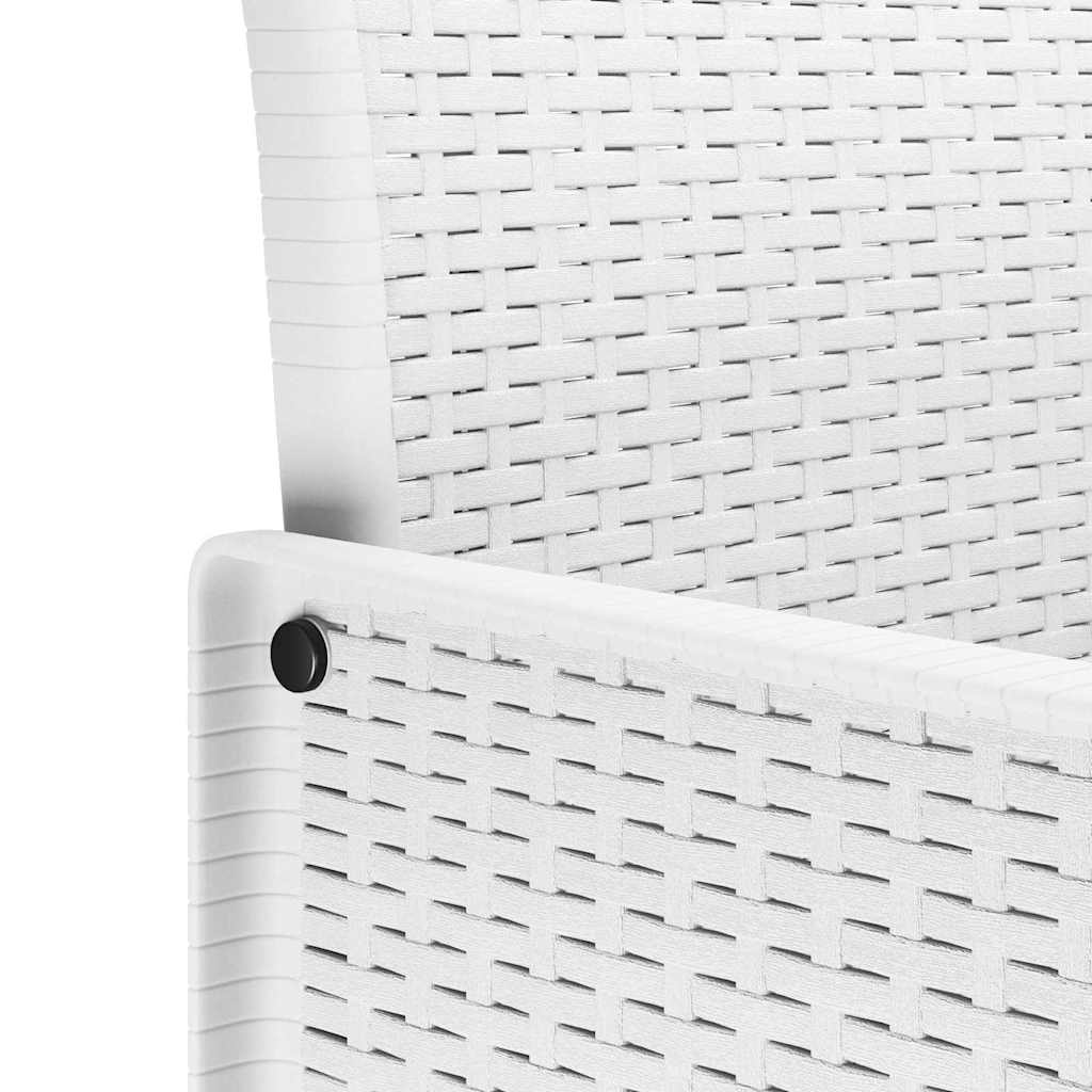 Garden Chair 2 pcs White 53 x 49 x 85 cm PP