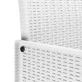 Garden Chair 2 pcs White 53 x 49 x 85 cm PP
