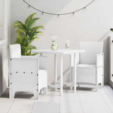 Garden Chair 2 pcs White 53 x 49 x 85 cm PP