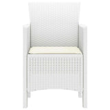 Garden Chair 2 pcs White 53 x 49 x 85 cm PP
