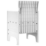 Garden Chair 4 pcs White 53 x 49 x 85 cm PP - 45-Degree Angle