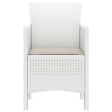 Garden Chair 4 pcs White 53 x 49 x 85 cm PP