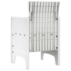 Garden Chair 4 pcs White Polypropylene