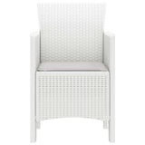 Garden Chair 4 pcs White 53 x 49 x 85 cm PP