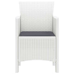 Garden Chair 4 pcs White Polypropylene
