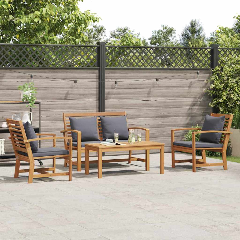 Garden Sofa Set Natural Solid teak wood