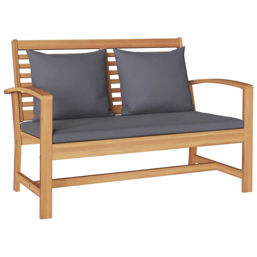 Garden Sofa Set 4 pcs Natural Solid Teak Wood