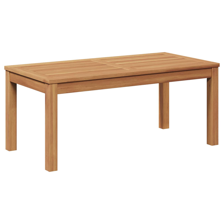 Garden Sofa Set 3 pcs Natural Solid Teak Wood