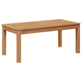 Garden Sofa Set 5 pcs Natural Solid Teak Wood