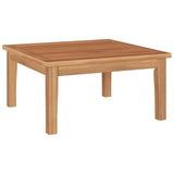 Garden Bench Set with Cushion with Storage 4 pcs Brown and Grey - Close-Up Angle