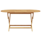 Garden Dining Set 5 pcs Brown Solid Teak Wood - Extra Image