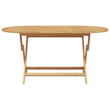 Garden Dining Set 7 pcs Brown Solid Teak Wood