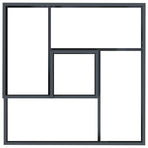 Garden Planter Anthracite 60 x 60 x 50 cm Cold-rolled Steel