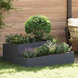 Garden Planter Anthracite 100 x 100 x 50 cm Cold-rolled Steel