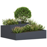 Garden Planter Anthracite 100 x 100 x 50 cm Cold-rolled Steel