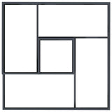 Garden Planter Anthracite 100 x 100 x 50 cm Cold-rolled Steel