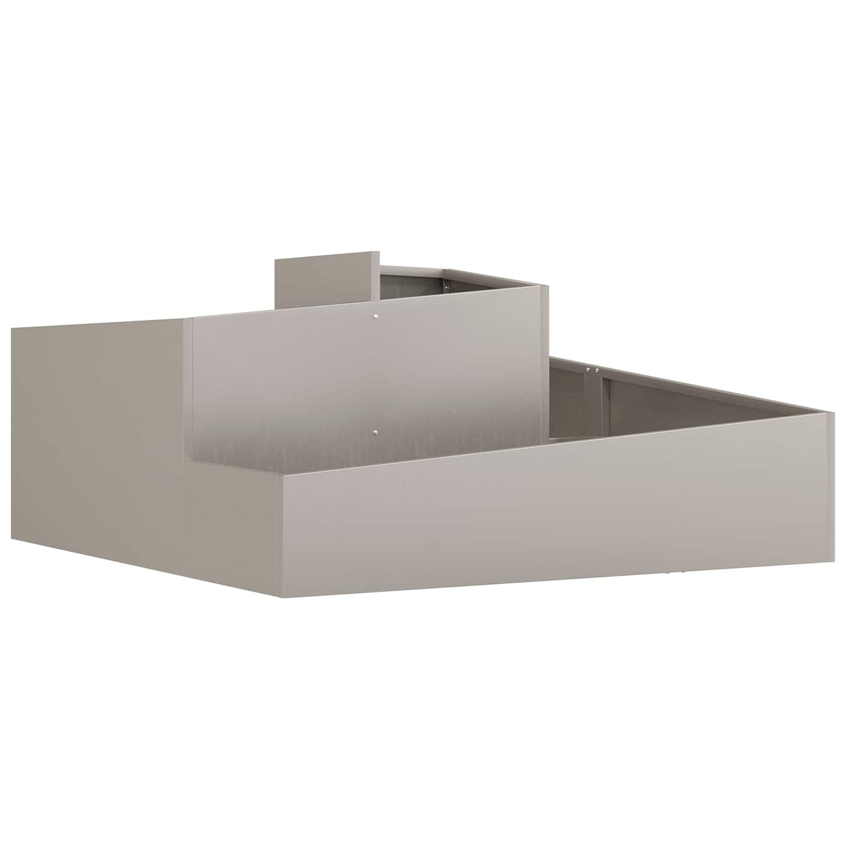 Garden Planter Rusty 100 x 100 x 50 cm Weathering Steel