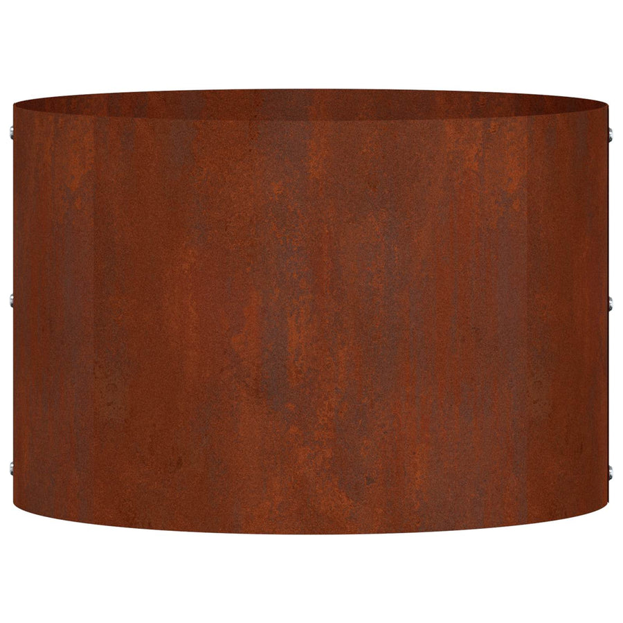 Planter Ring Rusty 30 x 30 x 20 cm Weathering Steel