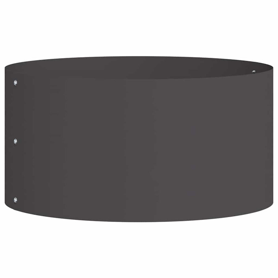Planter Ring Black 40 x 40 x 20 cm Cold-rolled Steel