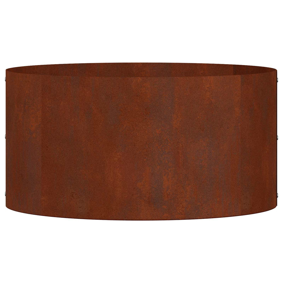 Planter Ring Rusty 40 x 40 x 20 cm Weathering Steel