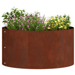 Planter Ring Rusty 40 x 40 x 20 cm Weathering Steel
