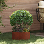 Planter Ring 5 pcs Rusty 40 x 40 x 20 cm Weathering Steel