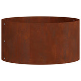 Planter Ring 5 pcs Brown 40 x 40 x 20 cm Weathering Steel - Front View