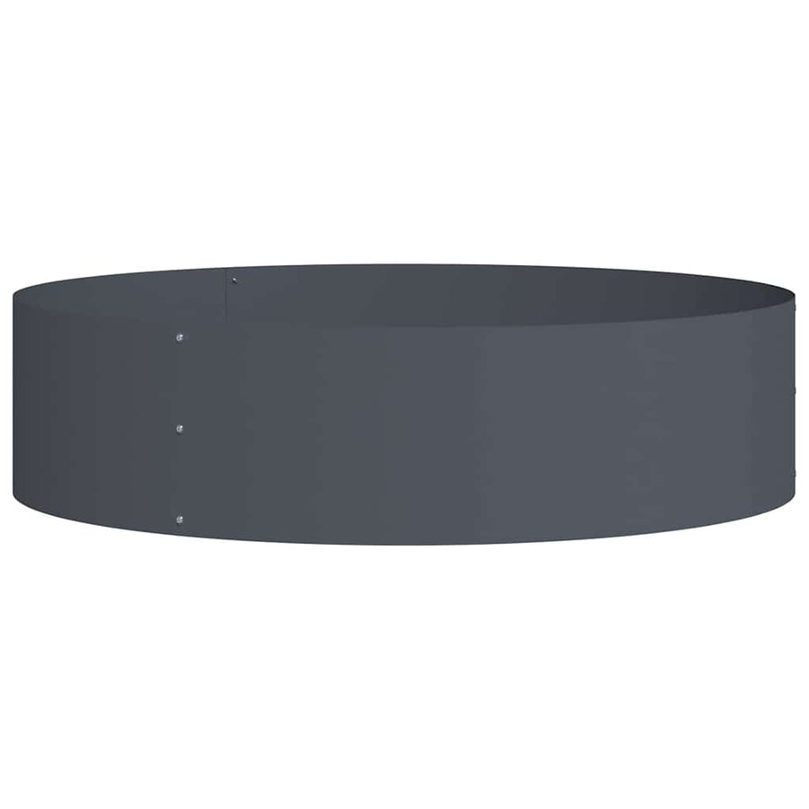 Planter Ring Anthracite 80 x 80 x 20 cm Cold-rolled Steel