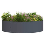 Planter Ring Anthracite 80 x 80 x 20 cm Cold-rolled Steel