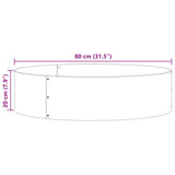 Planter Ring Brown 80 x 80 x 20 cm Weathering Steel - Extra Image