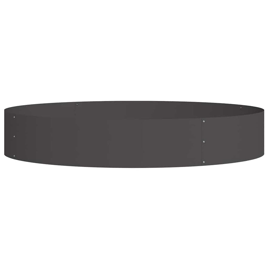 Planter Ring Black 120 x 120 x 20 cm Cold-rolled Steel