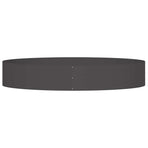 Planter Ring Black 120 x 120 x 20 cm Cold-rolled Steel