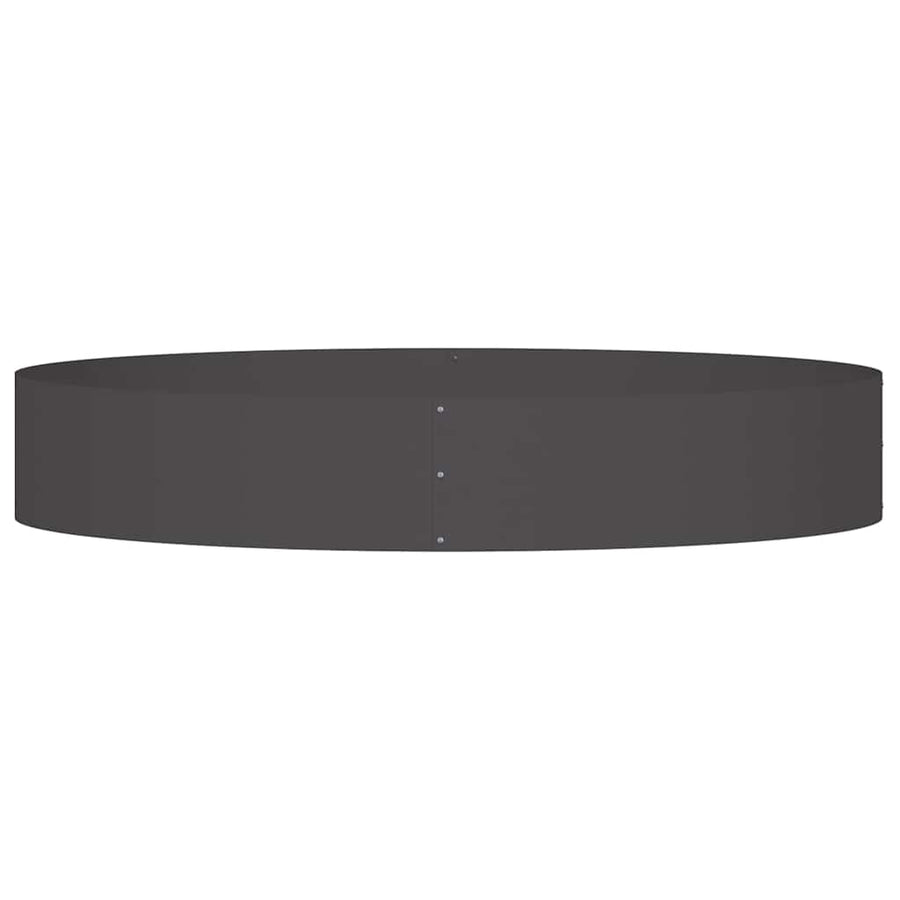 Planter Ring Black 120 x 120 x 20 cm Cold-rolled Steel