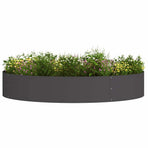 Planter Ring Black 120 x 120 x 20 cm Cold-rolled Steel