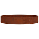 Planter Ring Rusty 120 x 120 x 20 cm Weathering Steel