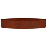 Planter Ring 5 pcs Brown 120 x 120 x 20 cm Weathering Steel