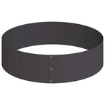 Garden Planter Black 120 x 120 x 20 cm Cold-rolled Steel