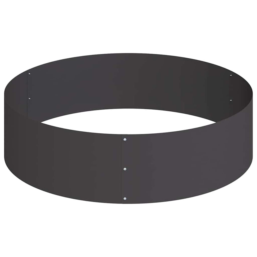 Garden Planter Black 120 x 120 x 20 cm Cold-rolled Steel