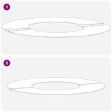 suitable for Flat Tree Rings 5 pcs Brown Ø30 / 60 cm - Extra Image