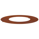 suitable for Flat Tree Ring Brown Ø40 / 70 cm Weathering Steel