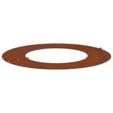 suitable for Flat Tree Ring Brown Ø40 / 70 cm Weathering Steel