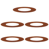 suitable for Flat Tree Rings 5 pcs Brown Ø40 / 70 cm